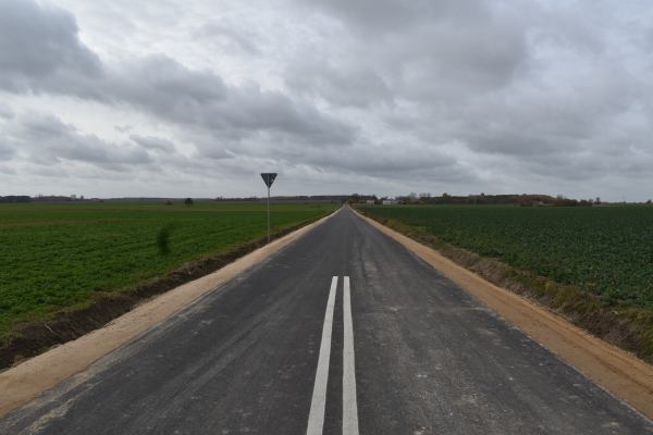 Zakończenie zadania pn. "Przebudowa dróg gminnych na terenie gminy Klukowo prowadzących do tworzonych terenów inwestycyjnych - ETAP I” – odcinek Usza Wielka – Wiktorzyn – Lubowicz Wielki