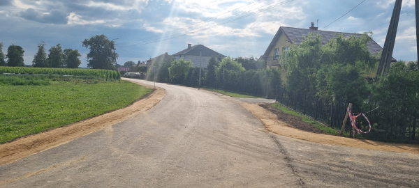 Przebudowa drogi gminnej w miejscowości Wyszonki-Wojciechy