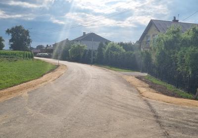 Przebudowa drogi gminnej w miejscowości Wyszonki-Wojciechy