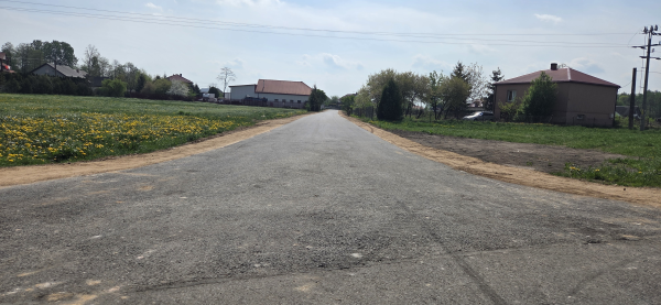 Remont drogi gminnej w miejscowości Kostry - Śmiejki zakończony