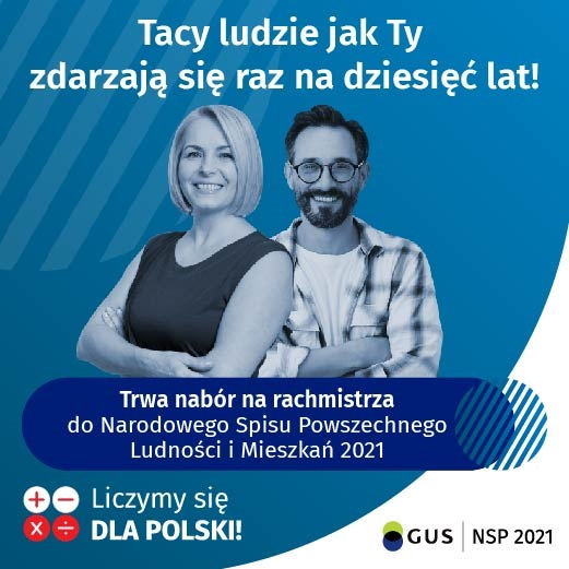 Nabór kandydatów na rachmistrzów do Narodowego Spisu Powszechnego Ludności i Mieszkań 2021 - przedłużony do 16 lutego br.