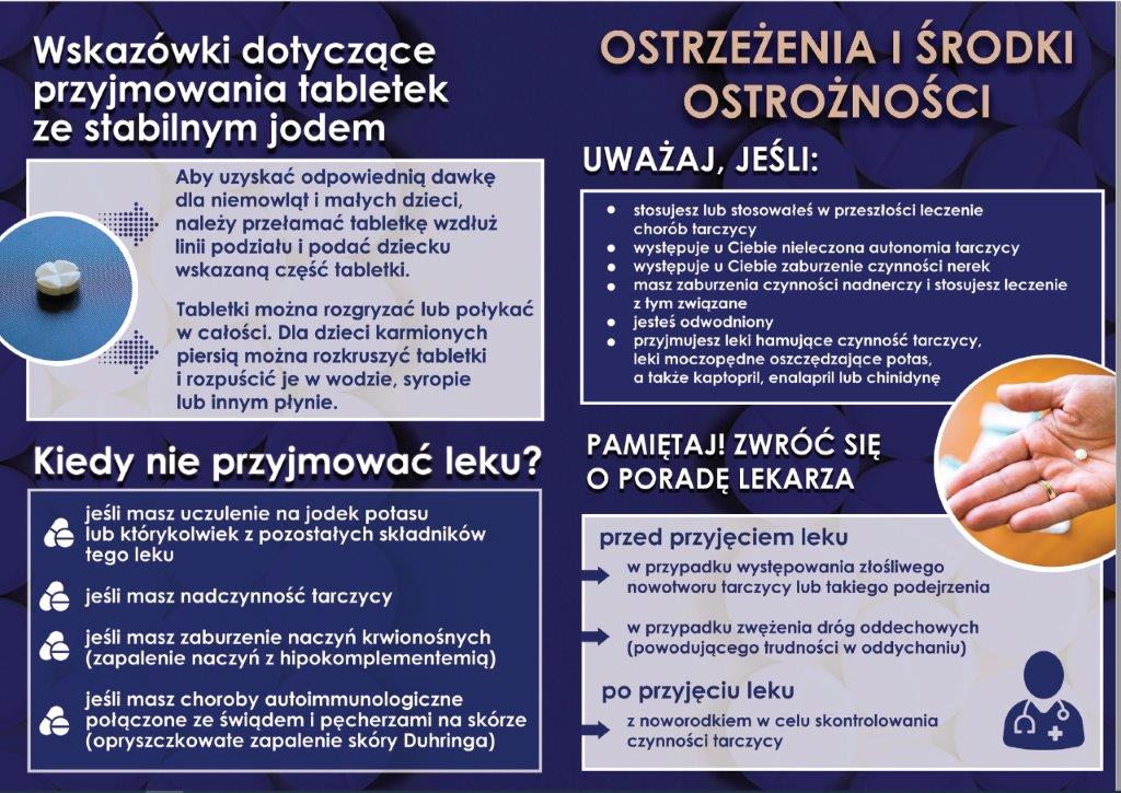 Dystrybucja tabletek z jodkiem potasu - działania profilaktyczne