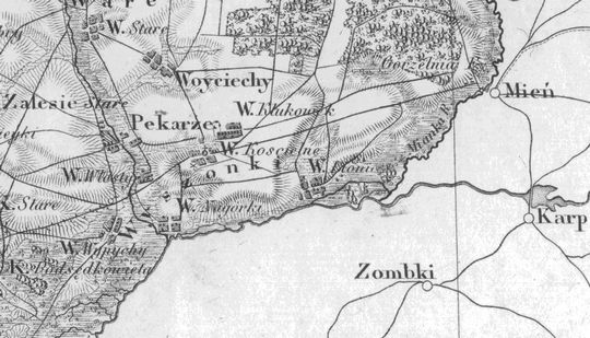 Wyszonki mapa 1939